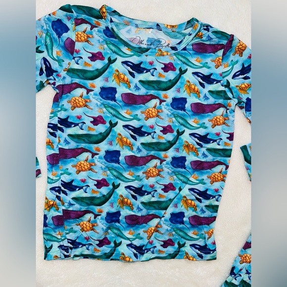 Ollee and Belle Bamboo Pj Set - Picture 3 of 4